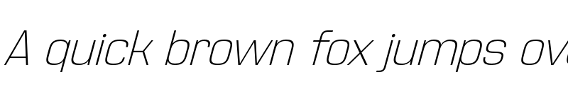 Preview of Address Sans Pro Xt ExtraLight It font