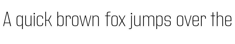 Preview of AddressSansPro-ExtraLight ? font