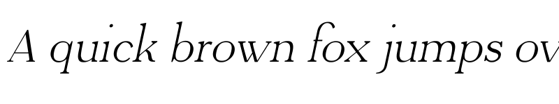 Preview of Adega Serif Italic font
