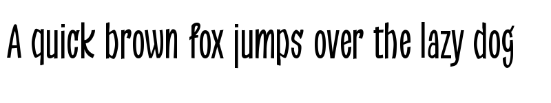 Preview of Adelaide Regular font