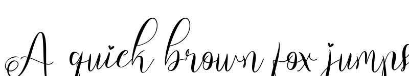 Preview of Adella Spring Regular font