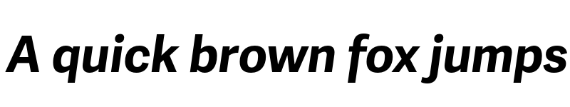 Preview of Adelle Sans Bold Italic font