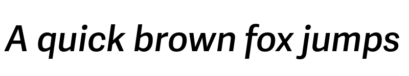 Preview of Adelle Sans Semibold Italic font