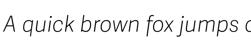 Preview of Adelle Sans Thin Italic font