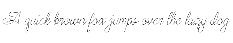 Preview of Adelyne Light font