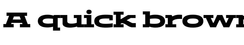 Preview of ADEROS TRIAL Black Expanded font