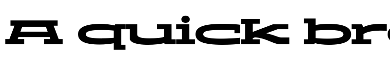 Preview of ADEROS TRIAL Black Stretch font