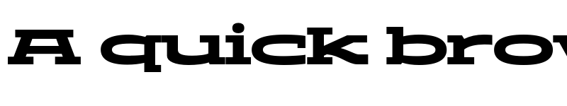 Preview of ADEROS TRIAL Black Wide font