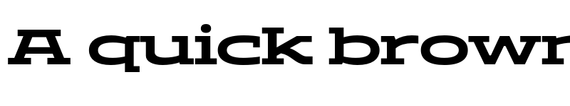 Preview of ADEROS TRIAL Bold Expanded font