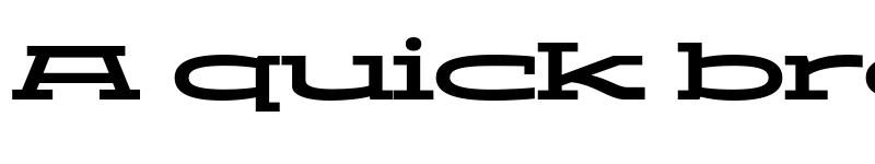 Preview of ADEROS TRIAL Bold Stretch font