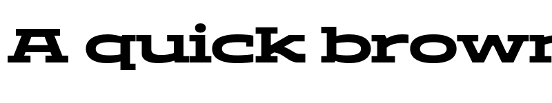 Preview of ADEROS TRIAL Extra Bold Expanded font