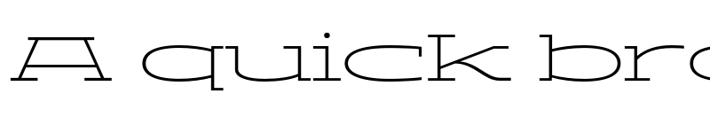 Preview of ADEROS TRIAL Extra Light Stretch font