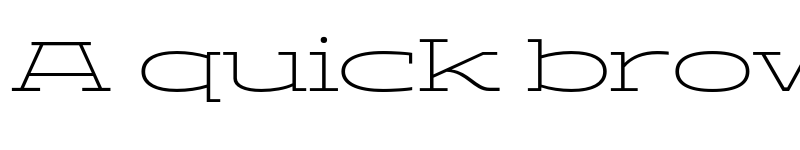 Preview of ADEROS TRIAL Extra Light Wide font