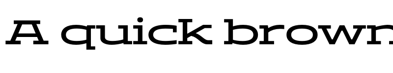 Preview of ADEROS TRIAL Medium Expanded font