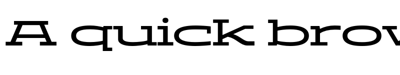 Preview of ADEROS TRIAL Medium Wide font