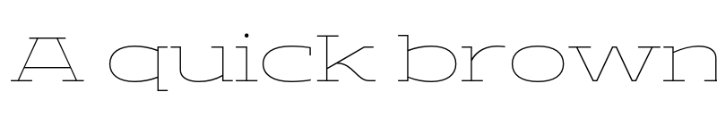 Preview of ADEROS TRIAL Thin Expanded font