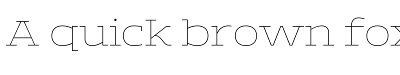 Preview of ADEROS TRIAL Thin font