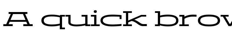 Preview of ADEROS TRIAL Wide font