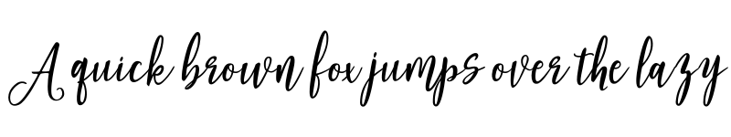 Preview of Adheana Script Italic Regular font