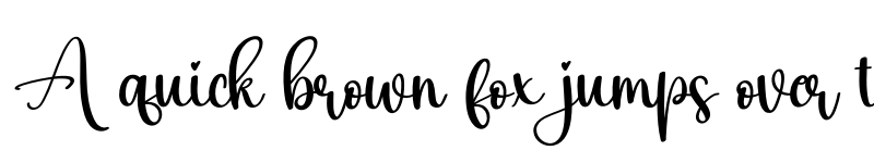 Preview of Adinda Regular font