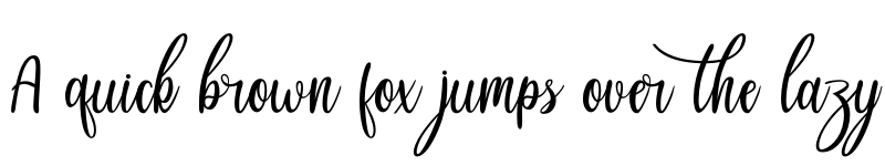 Preview of Adistha Regular font