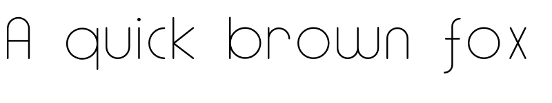 Preview of Adlanta Light font