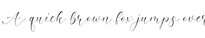 Preview of Admire Camelia Regular font