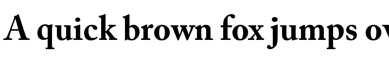 Preview of Adobe Caslon Pro Bold font