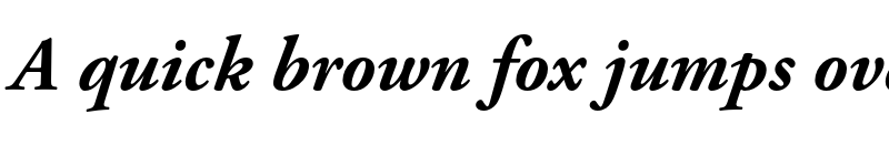 Preview of Adobe Garamond Pro Bold Italic font