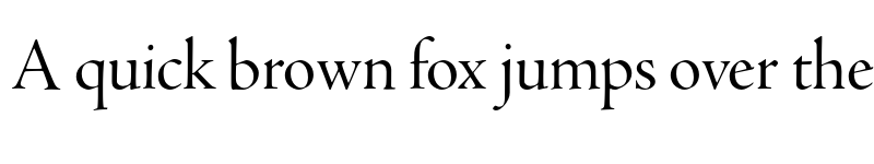 Preview of Adobe Jenson Pro Display font