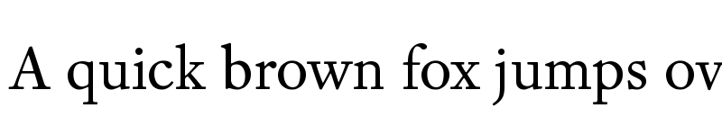 Preview of Adobe Kis VF Default Roman font