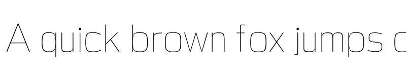 Preview of Adon Thin font