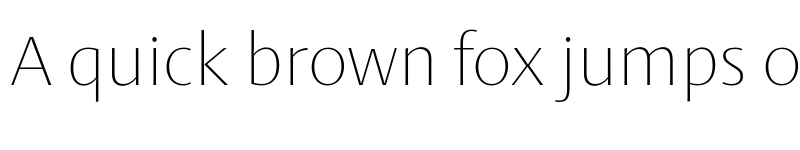 Preview of Ador Hairline ExtraLight font