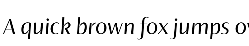 Preview of Ador Hairline Medium-Italic font