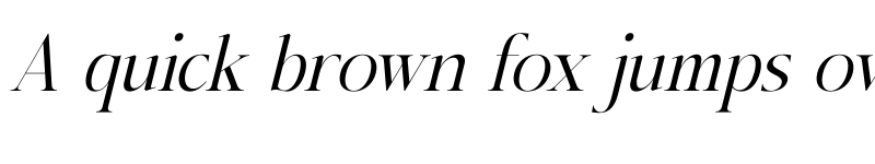 Preview of Adoretta Holland Serif Italic font