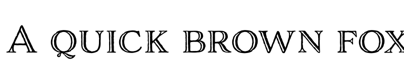 Preview of Adorn Engraved Regular font