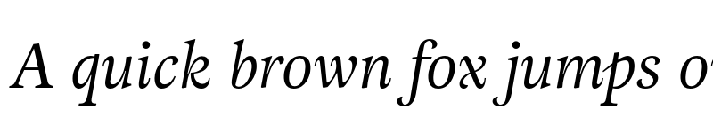 Preview of Adriane Text Italic font