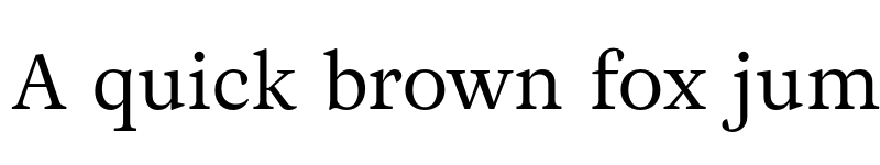 Preview of Adriane Text Regular font