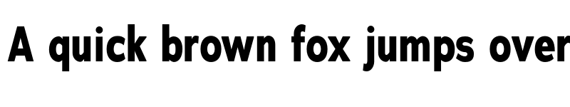 Preview of Adrianna Condensed Bold font