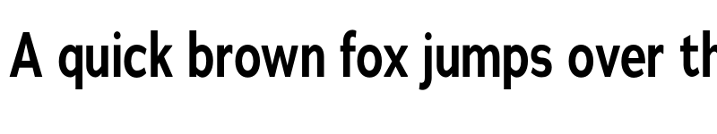 Preview of Adrianna Condensed DemiBold font