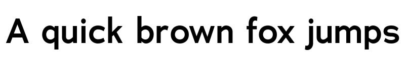 Preview of Adrianna Demibold font