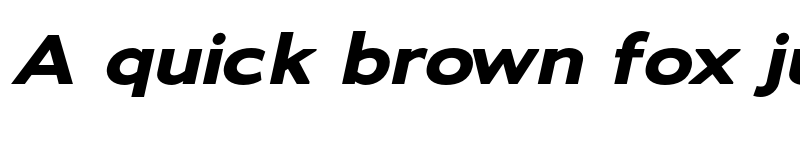 Preview of Adrianna Extended Bold Italic font