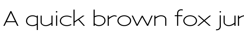 Preview of Adrianna Extended Light font