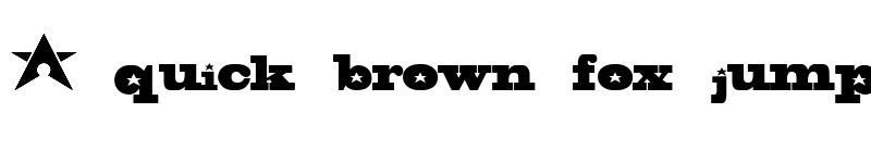 Preview of Adrianstars Regular font