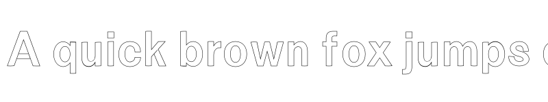 Preview of Adriell Outline font