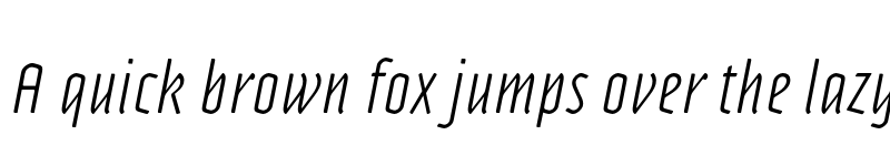 Preview of Adso Light Italic font