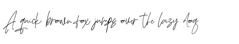 Preview of Adustine Signature Regular font