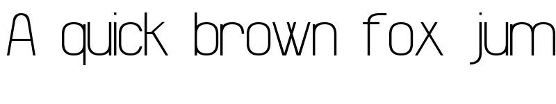 Preview of Advanced Sans Serif 7 Regular font