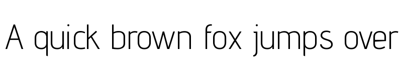 Preview of Advent Pro Light font