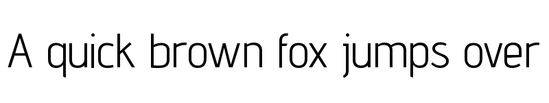 Preview of Advent Pro Regular font